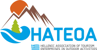 Logo of the Hellenic association of tourism enterprises in outdoor activities